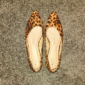 Time and tru, cheetah print flats, size 8